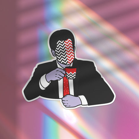 Agent  Cooper Twin Peak Sticker